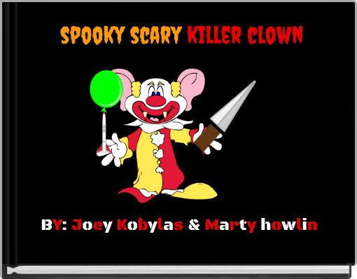 spooky scary killer clown