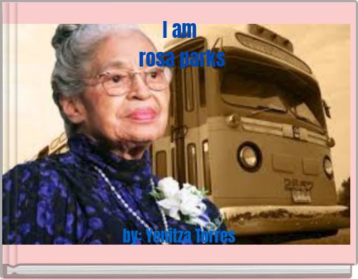 Front cover of 'I am rosa parks' 