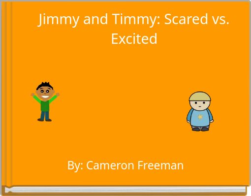 Front cover of 'Jimmy and Timmy: Scared vs. Excited' 