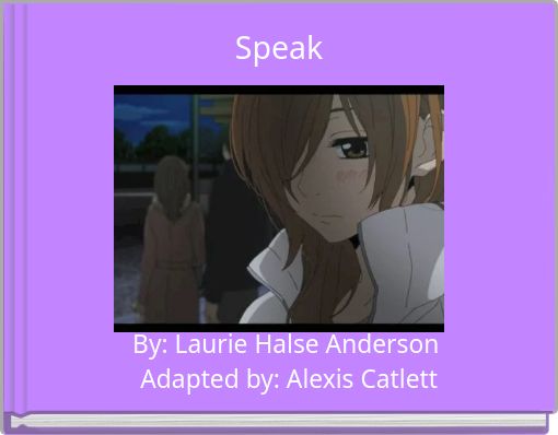 Front cover of 'Speak' 