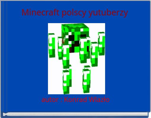 Front cover of 'Minecraft polscy yutuberzy' 