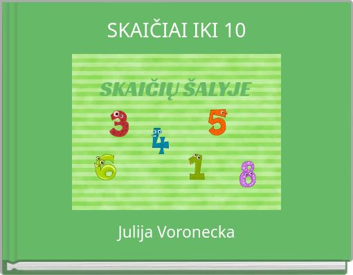 Front cover of 'SKAIČIAI IKI 10' 