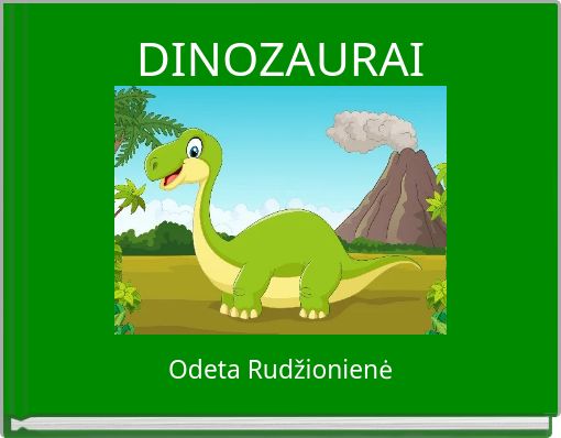 Front cover of 'DINOZAURAI' 