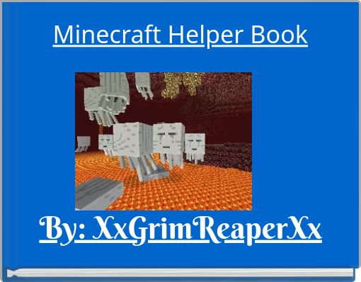 Front cover of 'Minecraft Helper Book' 