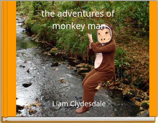 Front cover of 'the adventures of monkey man' 