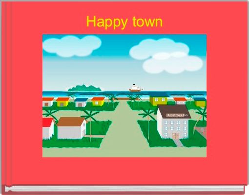 Front cover of 'Happy town' 