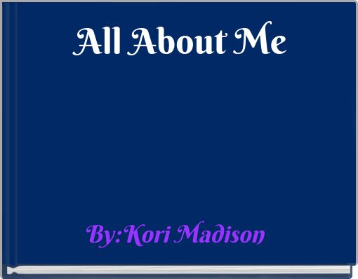 Front cover of 'All About Me' 