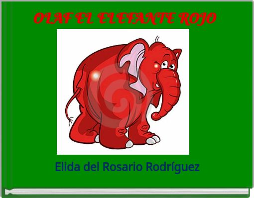 OLAF EL ELEFANTE ROJO