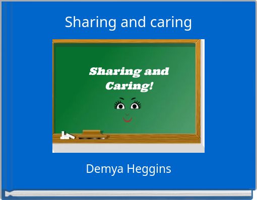 Front cover of 'Sharing and caring' 