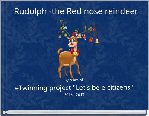 Front cover of 'Rudolph -the Red nose reindeer' 