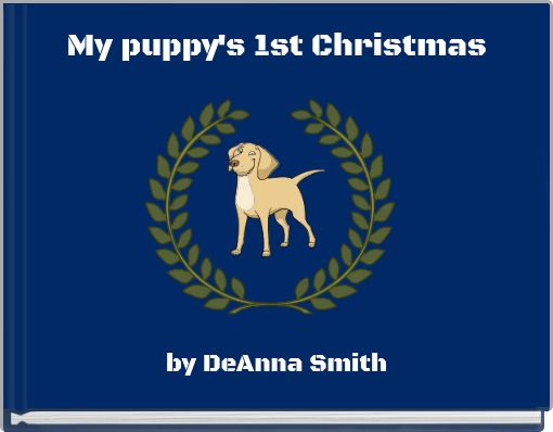 Front cover of 'My puppy's 1st Christmas' 