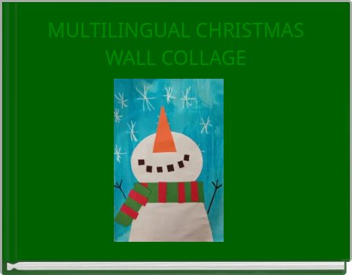 MULTILINGUAL CHRISTMAS WALL COLLAGE