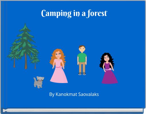 Camping in a forest
