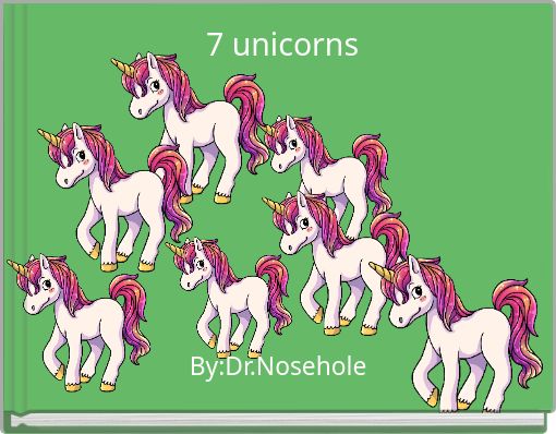 Front cover of '7 unicorns' 