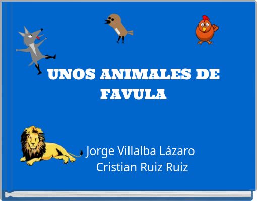 UNOS ANIMALES DE FAVULA