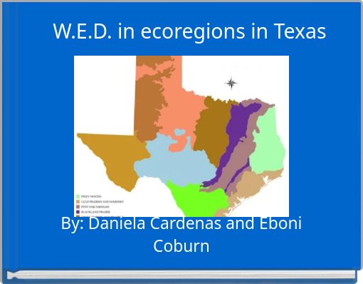 W.E.D. in ecoregions in Texas