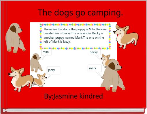Front cover of 'The dogs go camping.' 