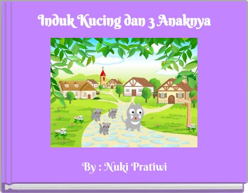 Induk Kucing dan 3 Anaknya