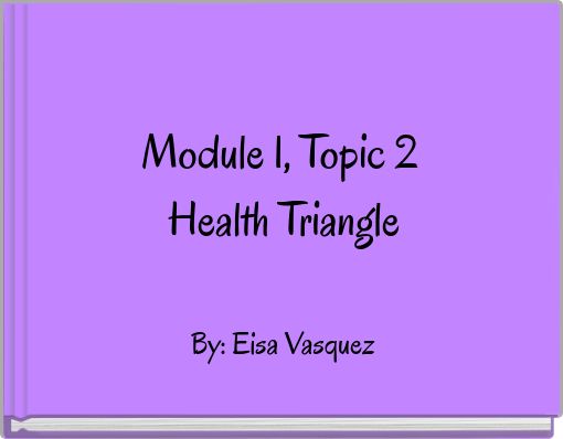 Module 1, Topic 2 Health Triangle