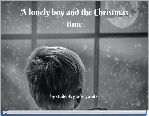 A lonely boy and the Christmas time