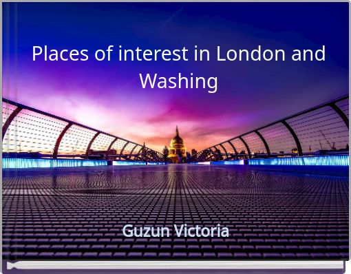 Book Cover for: Places of interest in London and Washing