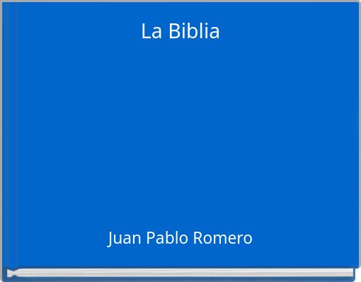 Front cover of 'La Biblia' 