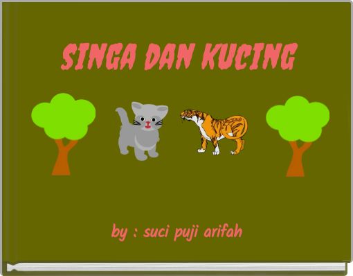 Book Cover for: singa dan kucing