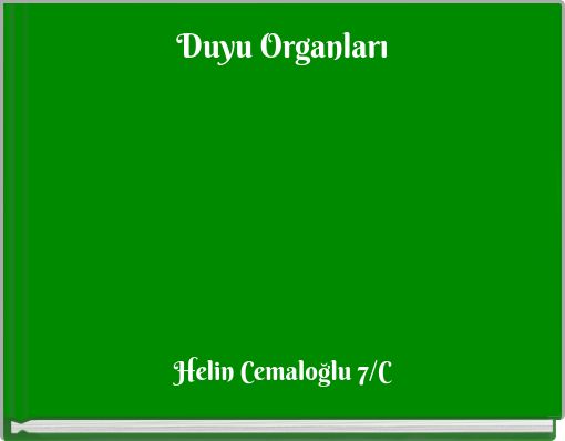 Front cover of 'Duyu Organları' 