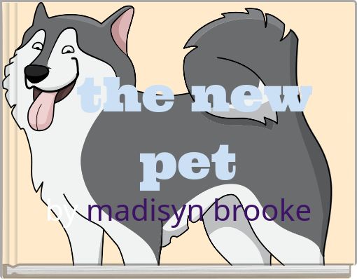 Front cover of 'the new pet' 