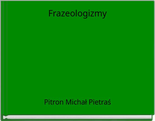 Frazeologizmy