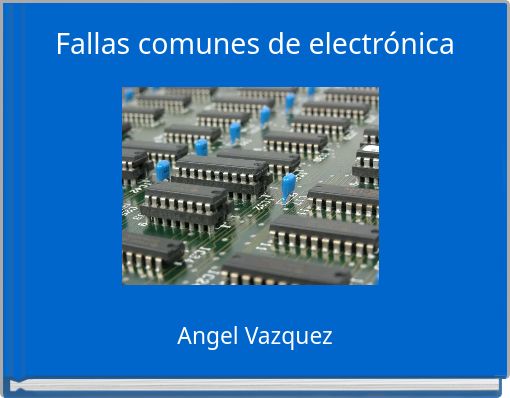 Front cover of 'Fallas comunes de electrónica' 