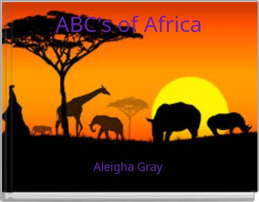 Front cover of 'ABC's of Africa' 