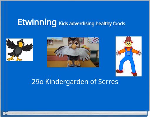 Etwinning Kids adverdising healthy foods