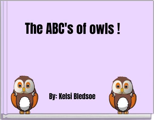 Book Cover for: The ABC's of owls !