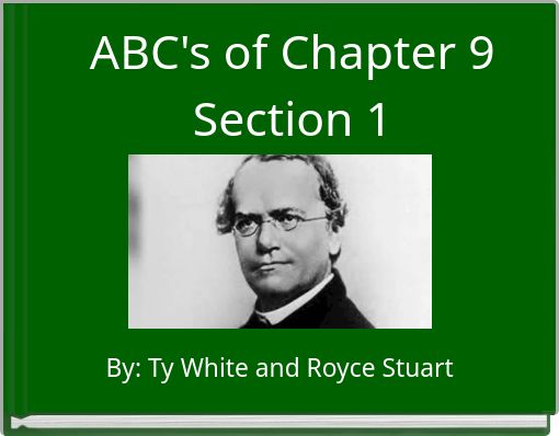 Front cover of 'ABC's of Chapter 9 Section 1' 