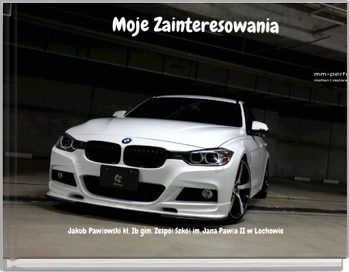 Front cover of 'Moje Zainteresowania' 