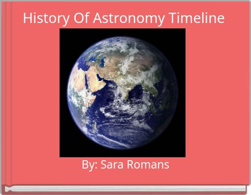 History Of Astronomy Timeline