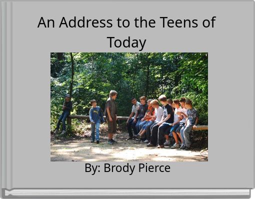 Front cover of 'An Address to the Teens of Today' 