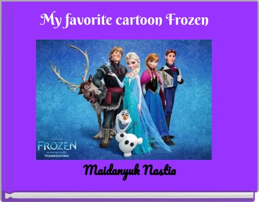 Front cover of 'My favorite cartoon Frozen' 