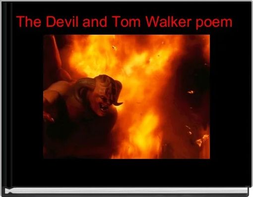 Front cover of 'The Devil and Tom Walker poem ' 