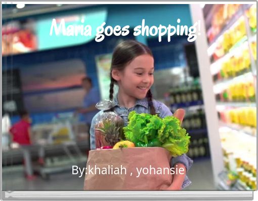 Front cover of 'Maria goes shopping!' 