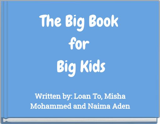 Front cover of 'The Big Book for Big Kids' 