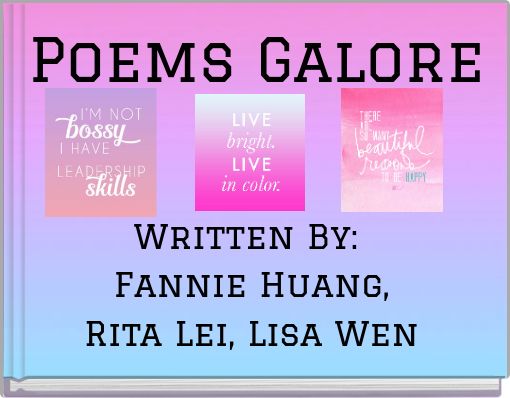 Book Cover for: Poems Galore