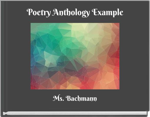 Book Cover for: Poetry Anthology Example