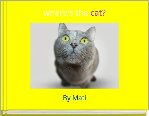 Front cover of 'where's the cat?' 