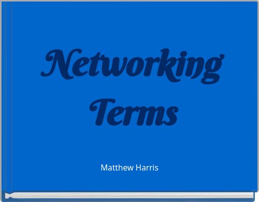 Networking Terms