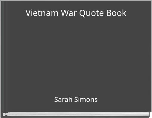Vietnam War Quote Book