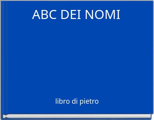 ABC DEI NOMI