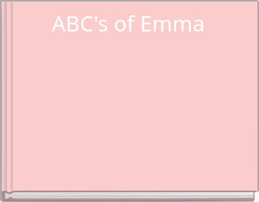 Front cover of 'ABC's of Emma' 