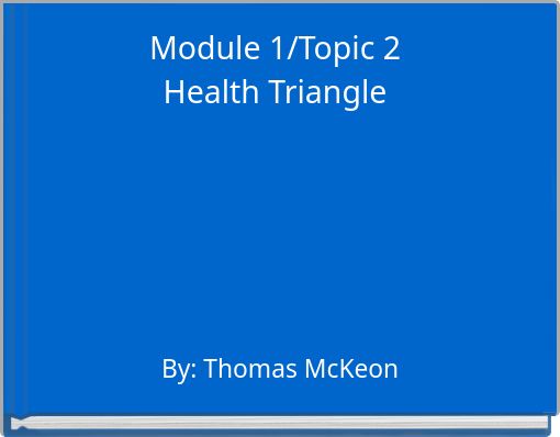 Module 1/Topic 2Health Triangle